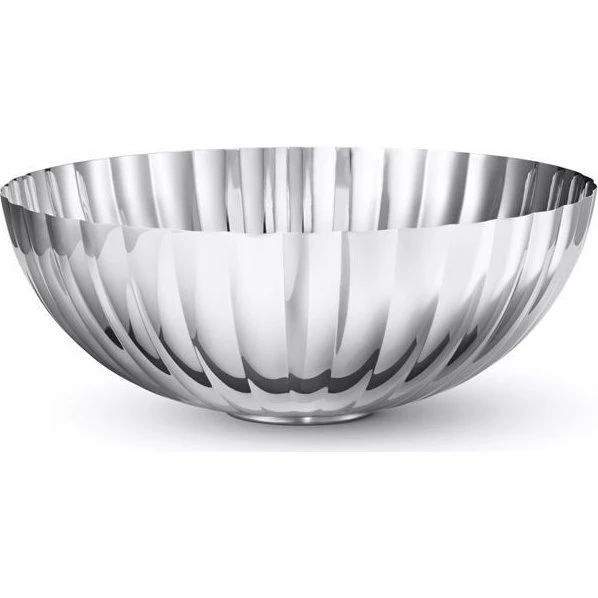 Georg Jensen Bernadotte skål, stor – blankpoleret rustfrit stål