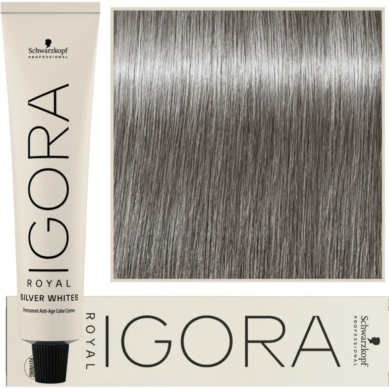 Schwarzkopf Igora Silver Whites Toning Hårfarve 60ml Skifergrå