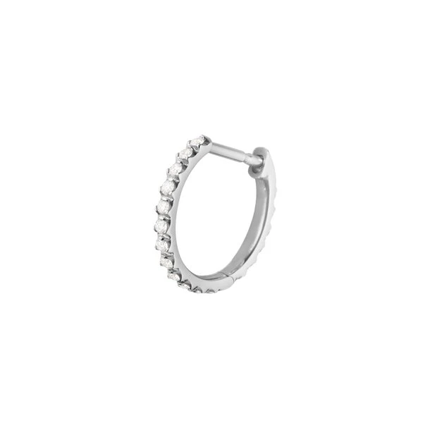 Georg Jensen Signature Diamonds ørering 18 kt hvidguld 0,10 ct