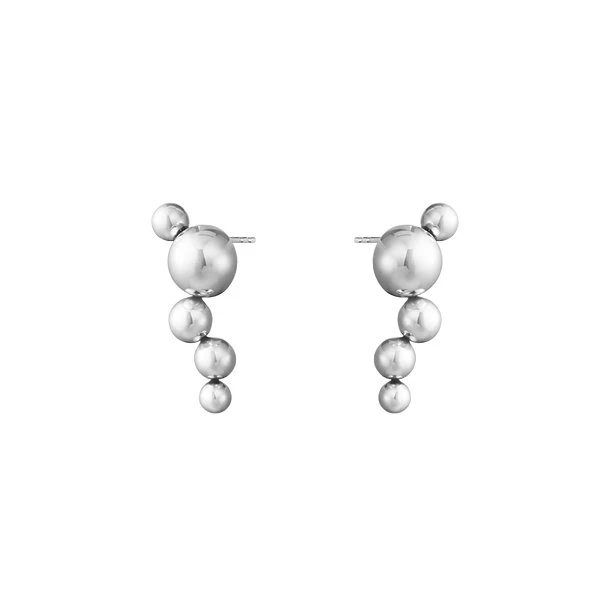 Georg Jensen Moonlight Grapes øreringe, sterlingsølv (15×30 mm)