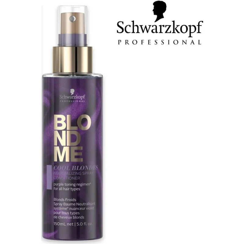Schwarzkopf BlondMe Cool Blondes Neutralizing Conditioner Spray 150ml
