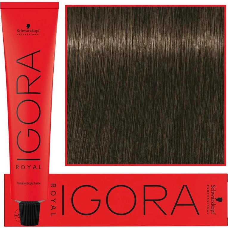 Schwarzkopf Igora Royal 6-16 Mørk Chokolade Ash Blonde, 60 ml