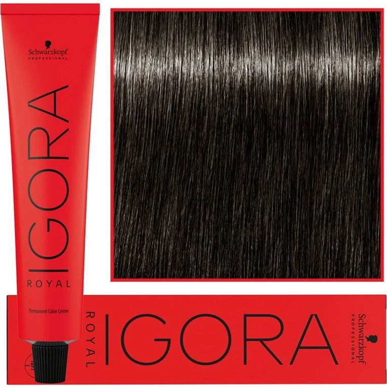 Schwarzkopf Igora Royal 5-13 Mat Cendre Lysebrun, 60 ml