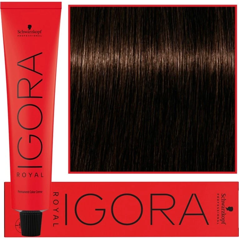 Schwarzkopf Igora Royal 4-46 Mellem Brun Beige Chokolade 60 ml