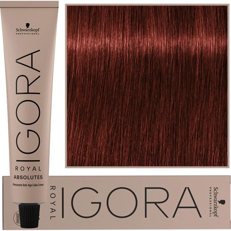 Schwarzkopf Igora Royal Absolutes 6-80 Mørkeblond Rød Naturale 60ml