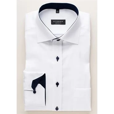 Eterna Blackline Skjorte - Hvid - 45/2XL