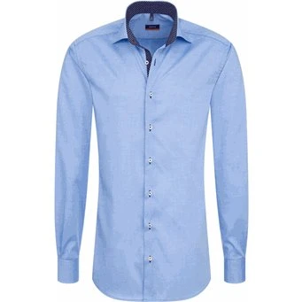 Eterna Skjorte Slim Fit - Lys Blå - 41/L