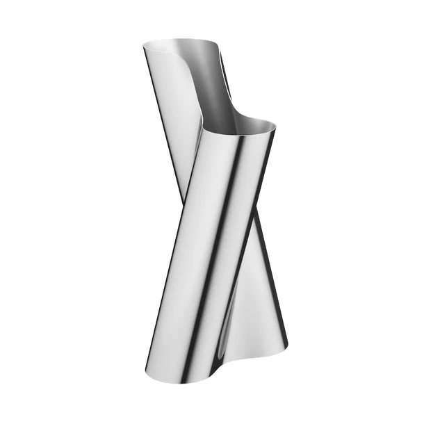 Georg Jensen Lituus gulvvase, rustfrit stål H49,8 cm