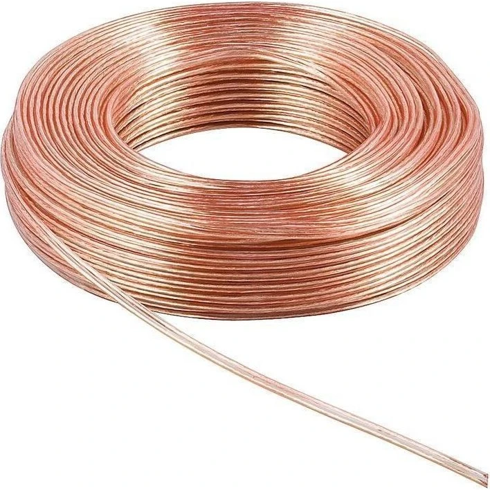 Goobay Højttalerkabel 2 x 4 mm² - 50 m - Gennemsigtig