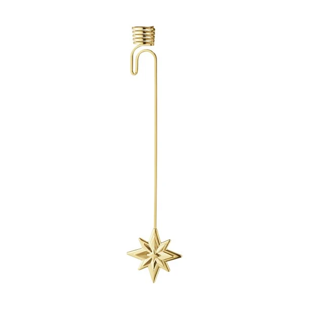 Georg Jensen 2024 Stjerne lyseholder, 18 kt. forgyldt