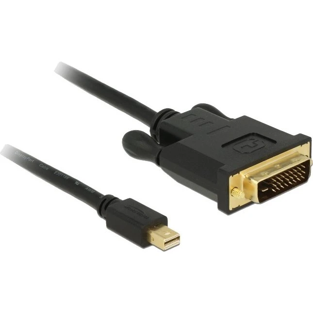 Delock mini DisplayPort til DVI-D kabel, 3 m, sort