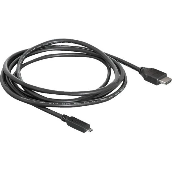 DeLOCK HDMI til Micro HDMI kabel, 2m, 4K, sort