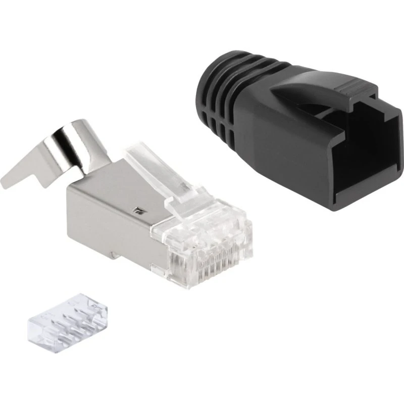 DeLOCK CAT 6a/7 S/FTP RJ-45 Netværksstik (25 stk.)