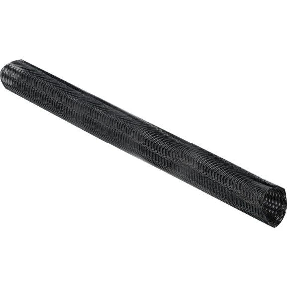 DeLOCK Braided Sleeving Self-closing, 10m, Sort