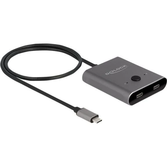 Delock 11500 USB-C Hub - Grå metal