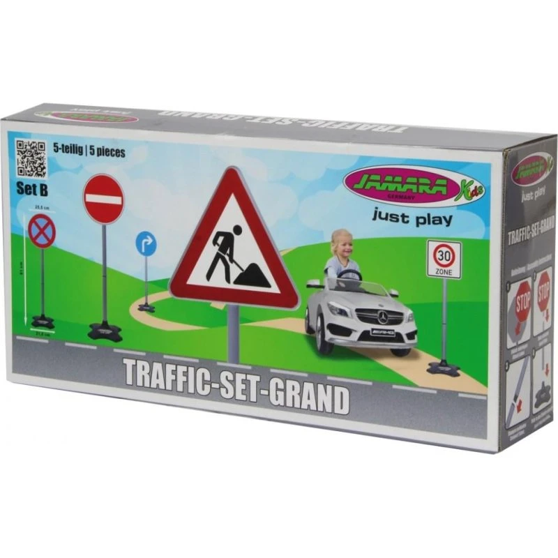 Jamara Traffic-Set-Grand Set B - 5 stk. legetøjsskilte