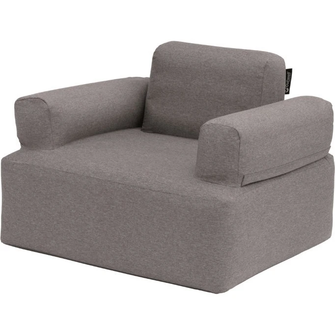 Outwell Lake Huron Oppustelig Lænestol, grå