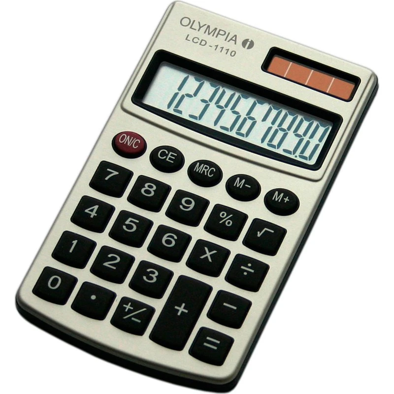 Olympia LCD 1110 Lommeregner - Sølv (10 cifre)