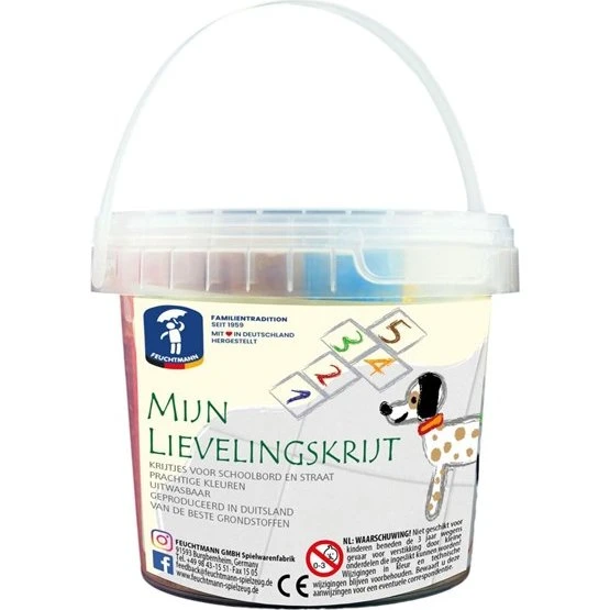 Feuchtmann My Favorite Sidewalk Chalk 20 stk. - 7 farver