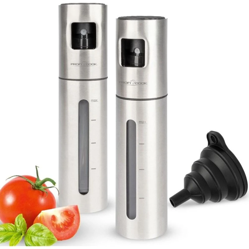 ProfiCook PC-EOS 1270 Olie- og eddikedispenser i rustfrit stål, 2 stk.