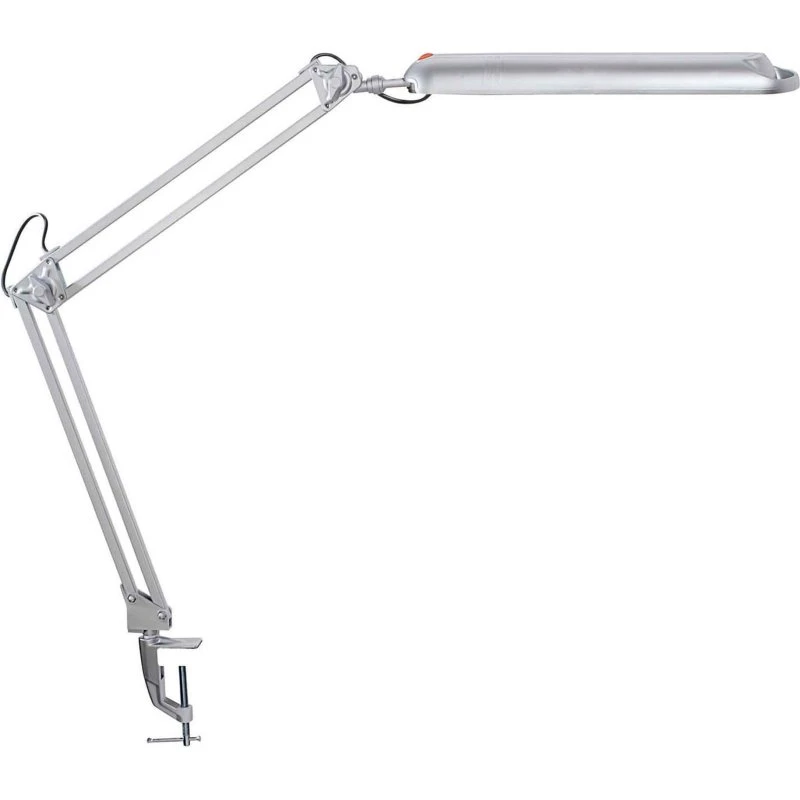 MAULatlantic LED skrivebordlampe med bordklemme, sølv