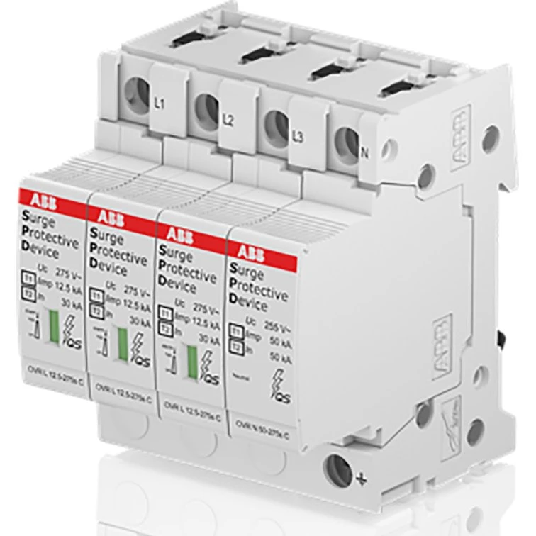 ABB Transientbeskyttelse Type 1+2 3P+N 12.5kA