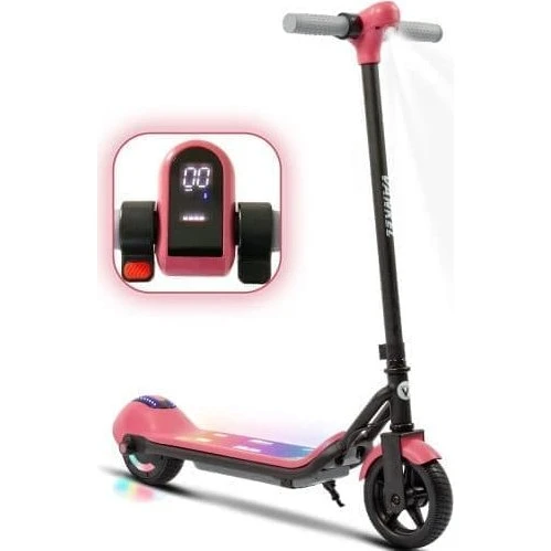 E-scooter til børn med LED-lys og Bluetooth (op til 14 km/t)