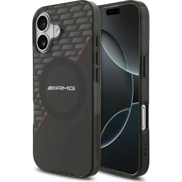AMG Dobbeltlags Transparent Rhombs MagSafe-cover til iPhone 17