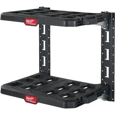 Milwaukee Packout reolsystem komplet med monteringsskinne
