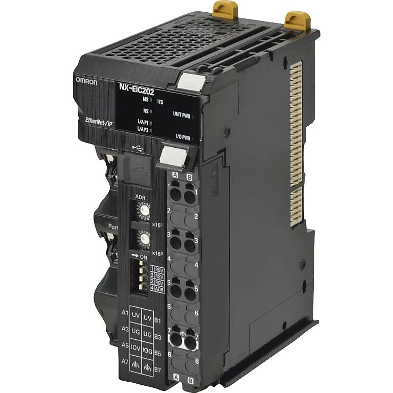 Omron NX-EIC202 Ethernet/IP-kobling, 2 porte, 63 I/O