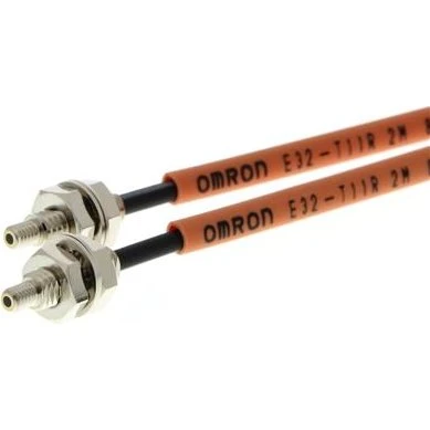 Omron E32-T11R Fiberoptisk Sensorhoved M4, 2m Kabel