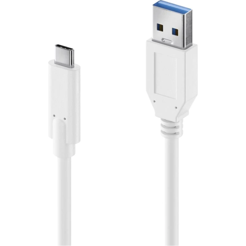 PureLink IS2600-015 USB-C til USB-A Kabel, 1,5m, Hvid