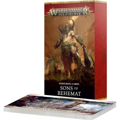 Warhammer Age of Sigmar: Sons of Behemat Warscroll Cards