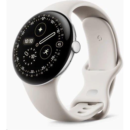 Google Pixel Watch 4 45 mm Sølv - LTE