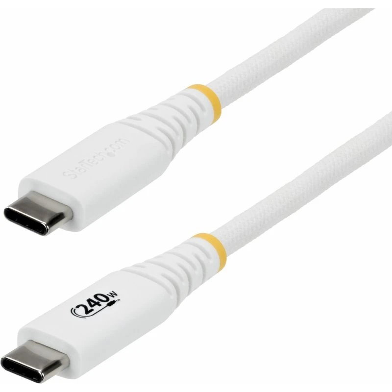 StarTech.com USB-C til USB-C kabel, 3m, 240W EPR, Hvid