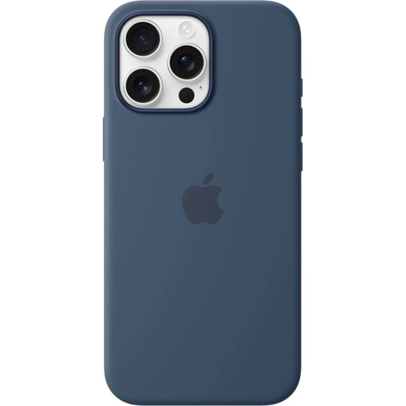 Apple Silikone-etui med MagSafe til iPhone 16 Pro Max – Denimblå