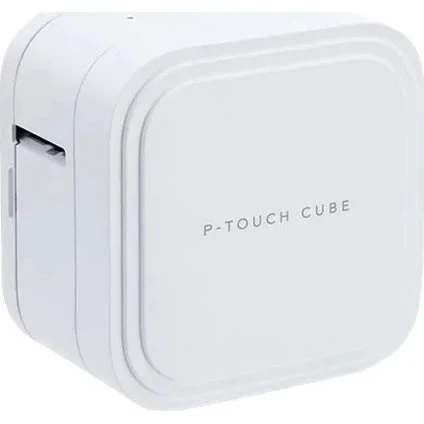 Brother P-touch Cube PTP910BT etiketprinter, Bluetooth, 360 ppp, hvid