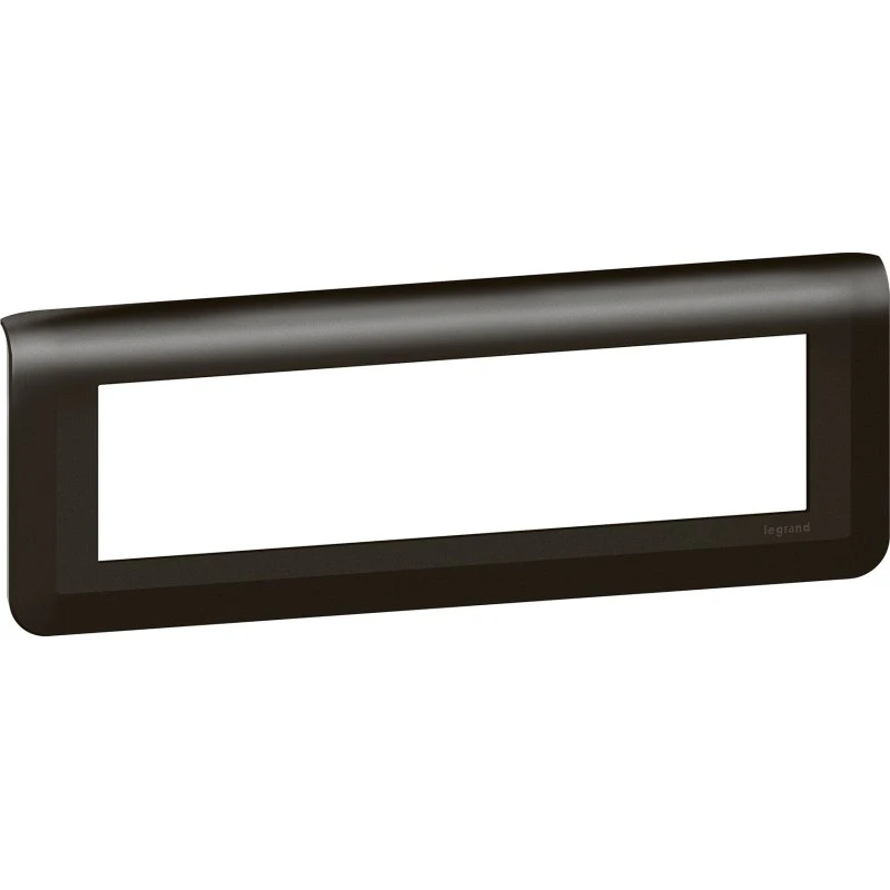 Legrand Mosaic ramme horisontal 8m mat sort RAL 9017