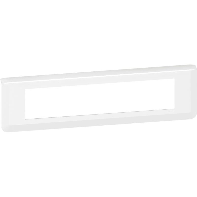 Legrand Mosaic vertikal ramme 10M hvid RAL 9003