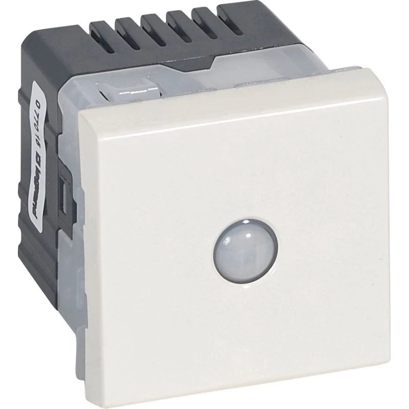 Legrand Mosaic PIR/Timer afbryder, 10A, 2M, hvid