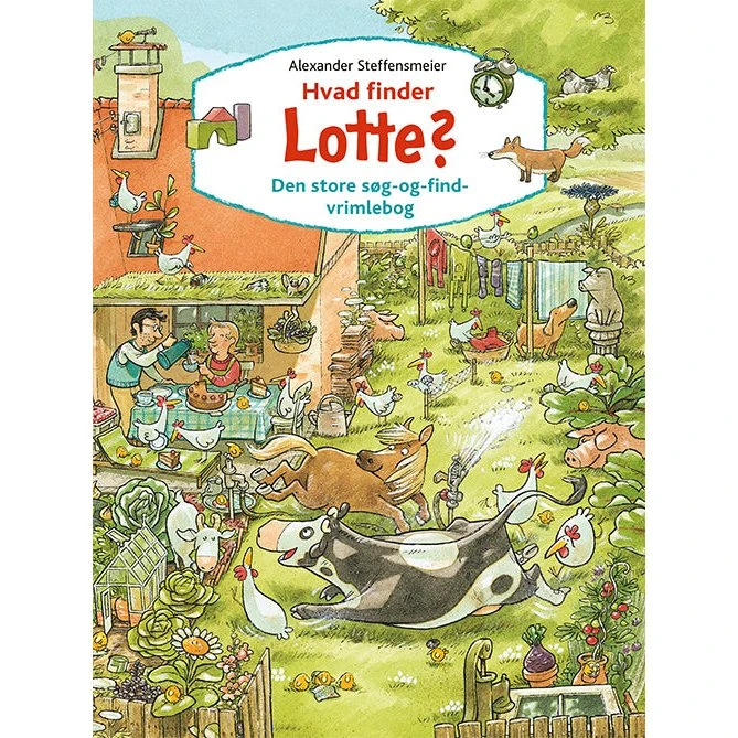 Hvad finder Lotte? - Humoristisk søg-og-find bog
