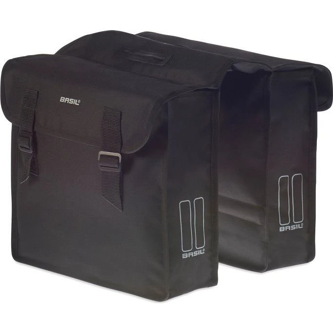 Basil Mara dobbelt cykeltaske 26 L, sort