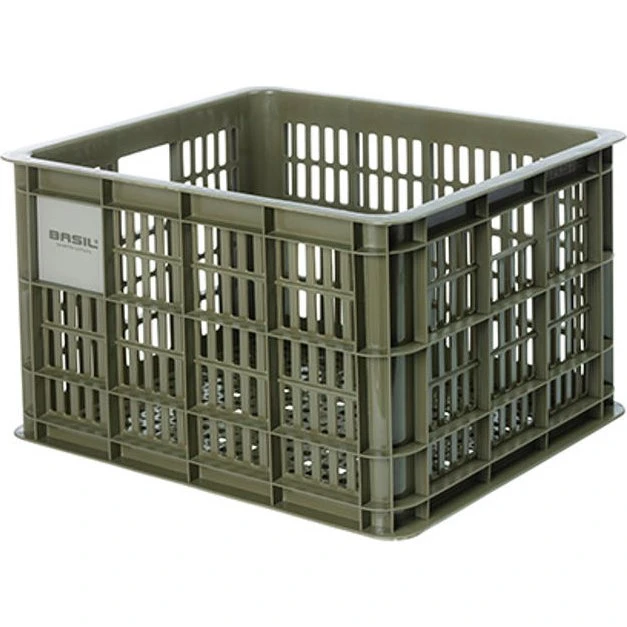 Basil Transportkasse Recycled Sort M 45x35 cm (29,5 L)