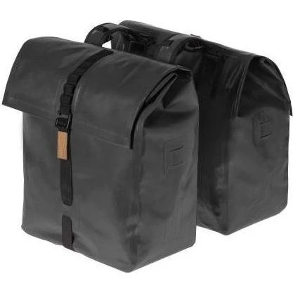 Basil Urban Dry Double Bag 50L – Sort