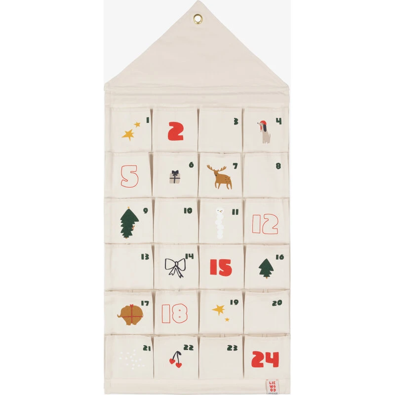 Liewood Babbo Pakkekalender Holiday/Sandy — 24 lommer