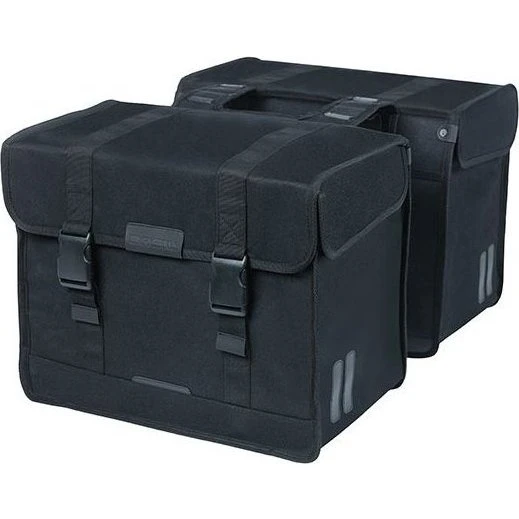 Basil Kavan Oko Classic dobbelt cykeltaske 68L, sort