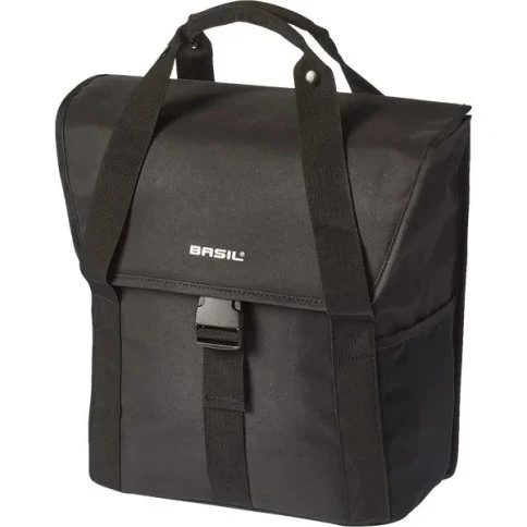 Basil Go Enkelt 16 L cykeltaske 33×17×41 cm - sort