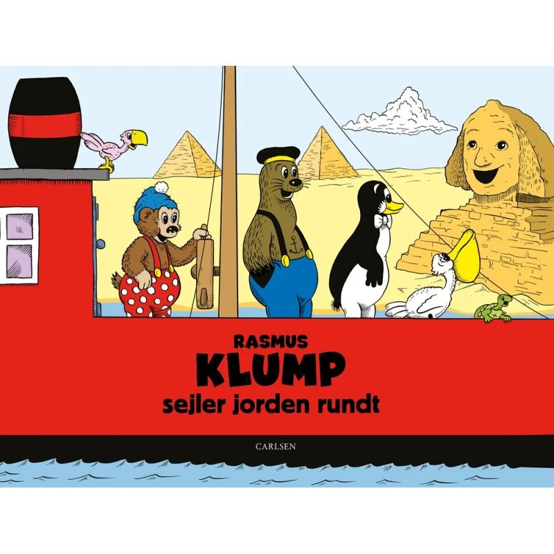 Rasmus Klump: Sejler jorden rundt - Sød papbog formet som et skib