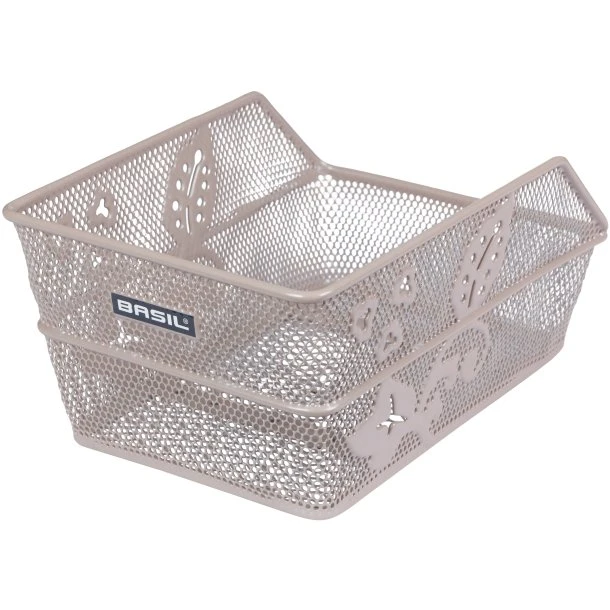 Basil Cento Flower S bagkurv — Nude Metallic (11,5 L)