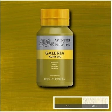 Winsor & Newton Galeria Akrylmaling Green Gold 294 - 500ml